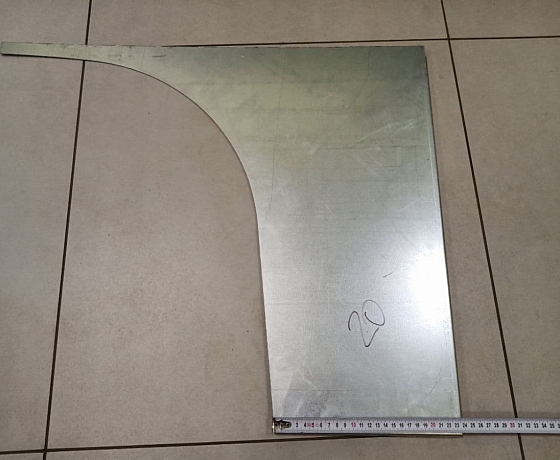 Панель левой боковины ниж арочная задн.(ПАЗ-320402-03)