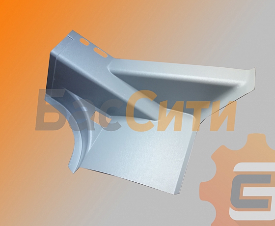 Панель воздуховода переходная (серая) (ПАЗ-3205)  ПАЗ